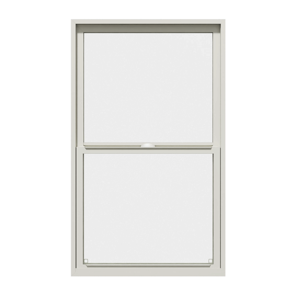 Energy-efficient single-hung replacement window with insulated glass for homes in Perris CA