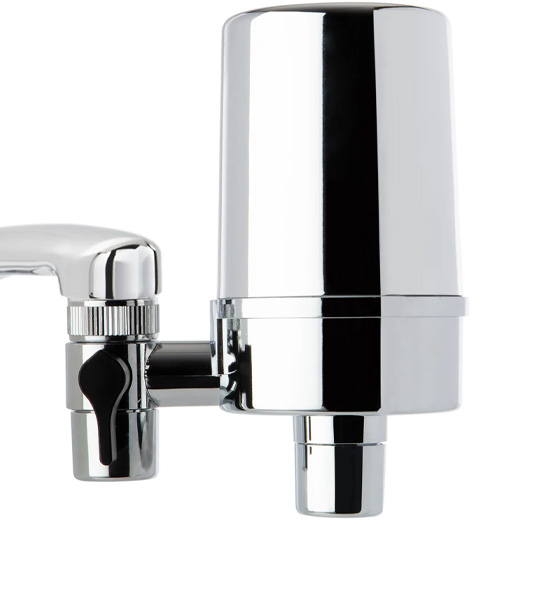 Water filter attached to faucet for improved water quality in Sun City CA